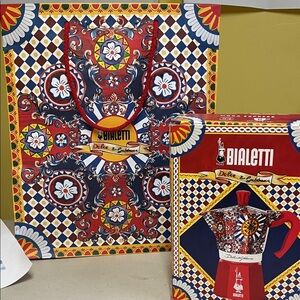 Bialetti Dolce & Gabbana Gift Bag and box (empty)